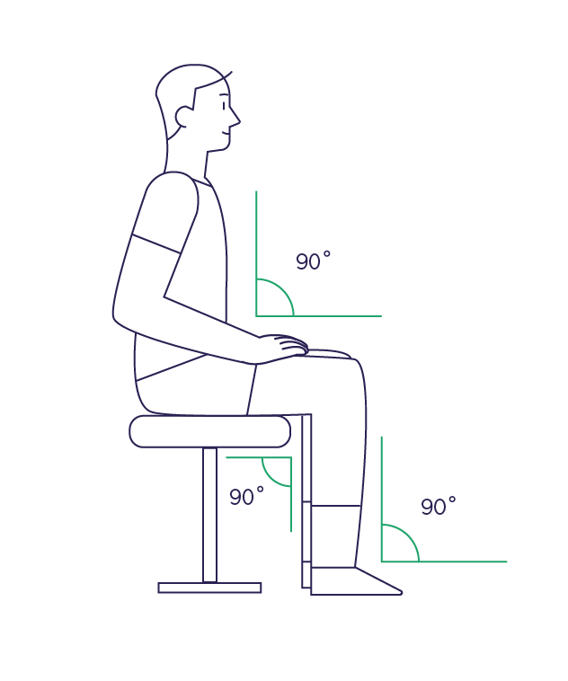 Как правильно сидеть на стуле